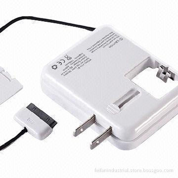 Power pack with AC adapter charger for iPhone and Micro USB phone